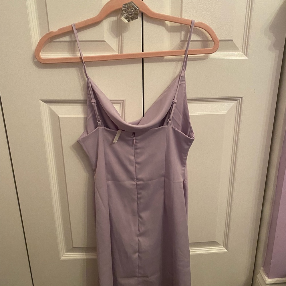 Purple silk dress. Size S. Brand: Urban Outfitters.